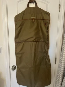 Hartmann Nylon Garment Suit Bag Tan Nylon 30" x 20" Zips Hangs Luggage Insert - Picture 1 of 9