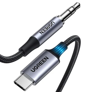 Cable Jack UGREEN USB C a 3.5mm DAC Estéreo Coche Auxiliar a USB C Tipo C - Imagen 1 de 5