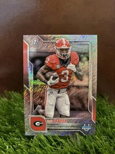 2025 Bowman University Chrome Nate Frazier #80 1st Bowman Shimmer Refractor (RC) - Picture 1 of 2