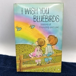 I Wish You Bluebirds Book Hallmark Mini Edition VTG 1970 - Imagen 1 de 10