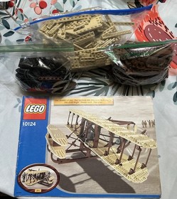 Vintage Lego Creator Expert Wright Flyer #10124 99.9% Complete w/ Manual Read