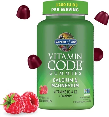 Garden of Life, Vitamin Code, Calcium & Magnesium, 60 Gummies (EXP: 02/25) - Image 1 of 2