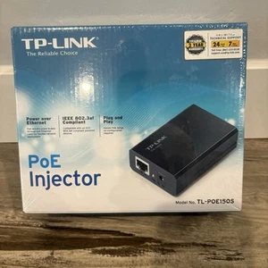 Injecteur PoE Gigabit TP-LINK 802.3af | Convertir (noir) (TL-POE150S) - Photo 1/7
