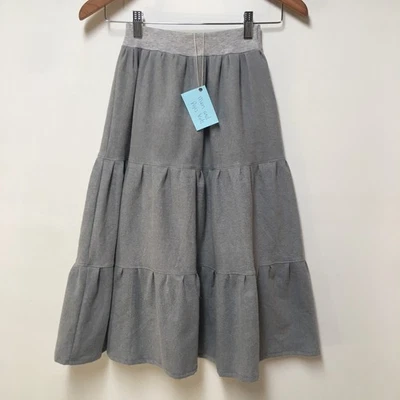 Falda Franela Niñas M 8 100% Algodón Volantes Nivel Gris Maxi Mamá y Papá Niños Foto 1 de 4