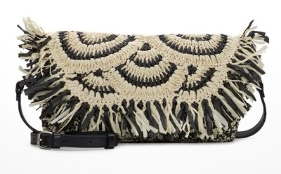 Bandolera clutch Patricia Nash Loulia negra/beige, Foto 1 de 4