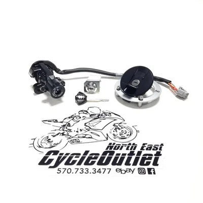 2025 11-25 SUZUKI GSXR600 GSXR750 OEM INTERRUPTOR DE ENCENDIDO LLAVE TAPA DE GAS JUEGO DE BLOQUEO DE ASIENTO Foto 1 de 4
