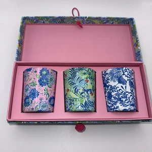 Neu im Karton Lilly Pulitzer 3 Votivkerzen Set Multi Via Parigi Geschenkset 3 2,5 Kerzen   - Bild 1 von 16