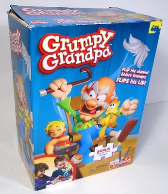 Grumpy Grandpa Game - Flip the Channel Before Grandpa Flips His Lid! - Ages 4+ - Image 1 of 2