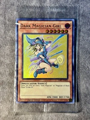 DARK MAGICIAN GIRL Lart-EN035 Lost Art Promo Ultra Rare Sealed YuGiOh! TCG - Image 1 of 2