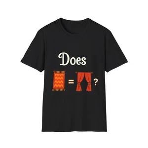 Carpet & Drapes Funny Graphic T-Shirt. Great Gag Gift! - Picture 1 of 17