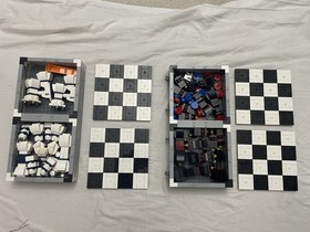 2017 Lego 2-in-1 Chess & Checkers #40174 Set 1450 pcs Retired 100% Comp Insts