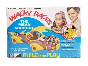 MPC Wacky Races: The Mean Machine (Snap Build & Play) 1:25 Scale Model Kit NIB - Picture 1 of 5