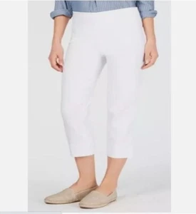Charter Club Capri Jeans White Size 18W Plus Chelsea Tummy Slimming $69 NEW - Picture 1 of 3