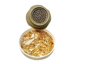 NOS NEW BURNDY Connector with Gold Contacts Part # MS3124E (24-61SW) MIL SPEC - Picture 1 of 8