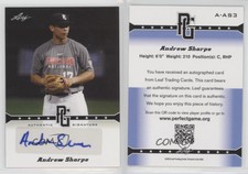 2013 Leaf Perfect Game Showcase Auto Andrew Sharpe #A-AS3 Auto