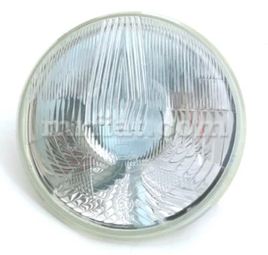 Fiat 124 Spider 7" Round H4 Curved Headlamp High Beam 60/55 w Bulb New - Picture 1 of 1
