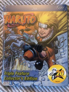 Naruto Triple Feature Collector's Edition (Steelbook/BD) [Blu-ray] NEW - Picture 1 of 3