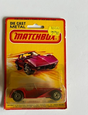 HOT WHEELS Jaguar SS 100 No. 47 red 1982 - Image 1 of 2