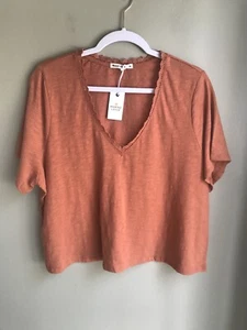 Nuovo con etichetta! Camicia Marine Layer La tua nuova preferita marrone ambra taglia: XL - Foto 1 di 10