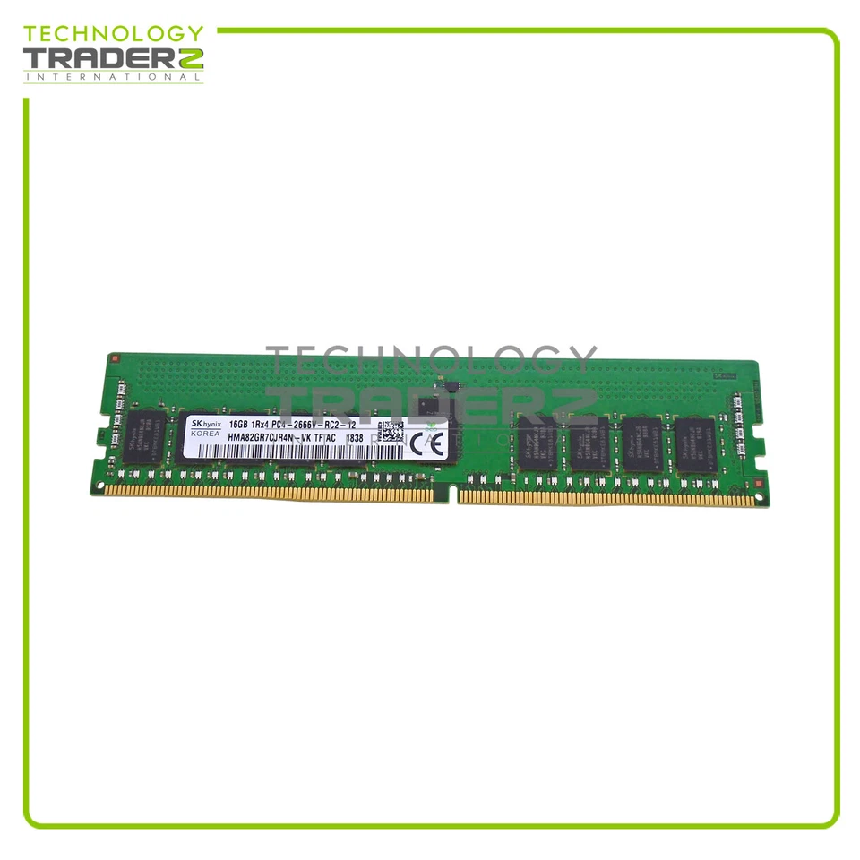 HMA82GR7CJR4N-VK Hynix 16GB PC4-21300 DDR4-2666MHz Single Rank Memory Module - Image 1 of 1