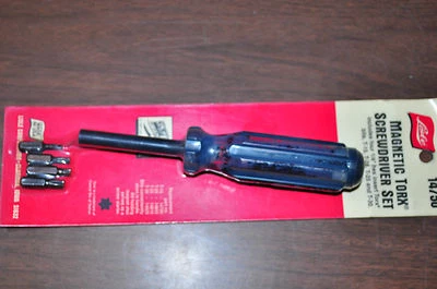 Juego de destornilladores magnéticos Torx 1/4" inserción hexagonal Torxbits: T-15, T-20, T-25, T-30 Lisle. Foto 1 de 3