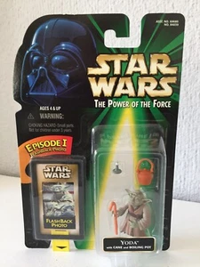 YODA WITH CANE AND BOILING POT - STAR WARS - THE POWER OF THE FORCE - 1998 NUEVA - Imagen 1 de 2