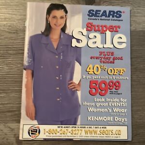 Vintage 2000 Sears Super Sale Winter Catalog Fashion Electronics Extremely Rare