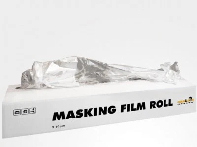 Cover film roll 4 m x 150 m 10 my painting film tarpaulin protective film car film - Image 1 of 2