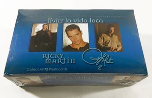 Winterland Ricky Martin Livin' La Vida Loca 1999 tarjeta fotográfica caja sellada (36 paquetes) - Imagen 1 de 2