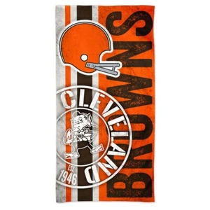 CLEVELAND BROWNS RETRO 30"X60" SPECTRA BEACH TOWEL NEW WINCRAFT 🐶 - Picture 1 of 1