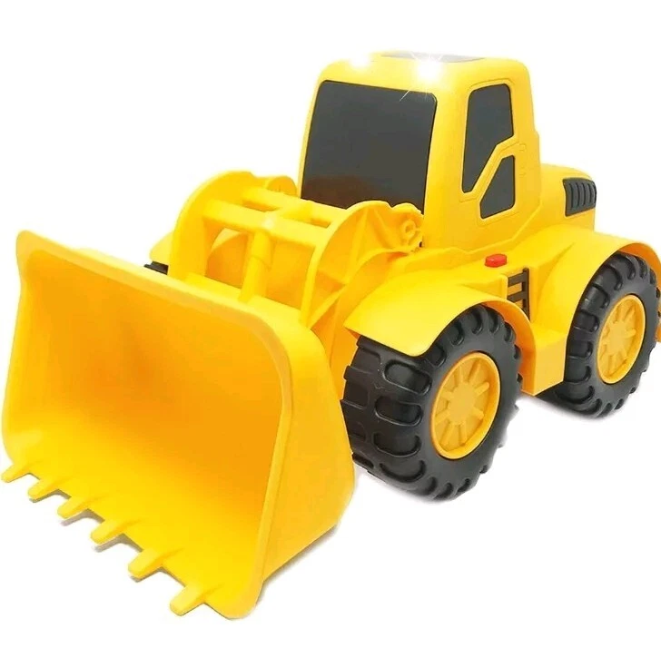 Boley Builders Large Bulldozer Front Loader Truck with Lights and Sounds - Kids - Image 1 of 4
