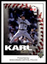 1998 Milwaukee Brewers Police NNO Scott Karl  Wisconsin Capitol
