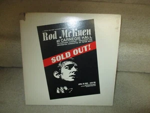 Rod McKuen At Carnegie Hall-2 Vinyl Lp Set /Gatefold Jacket Warner Brothers - Picture 1 of 7