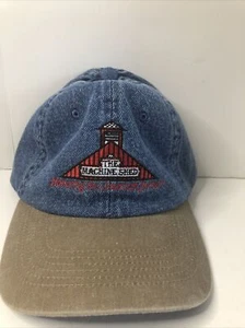 The Machine Shed American Farmer Hat Blue Denim Strapback Hat - Picture 1 of 5