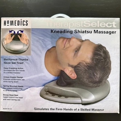 Массажер шиацу HoMedics Therapist Select разминание SM-100 с подголовником НОВЫЙ - Изображение 1 из 4