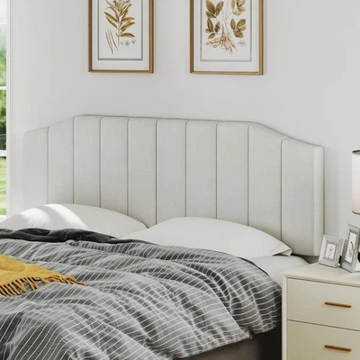 King Size Headboard Only, Velvet Upholstered Headboard King/California King S... - Image 1 of 4