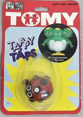 Tomy Tappy Taps Jouet Coccinelle Fabriqué À Taïwan 1977 - Photo 1/4