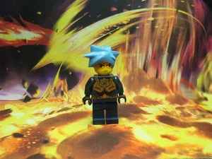 LEGO Exo Force Series HIKARU Pelo Azul Armadura Dorada Usado Raro Difícil de Encontrar - Imagen 1 de 3