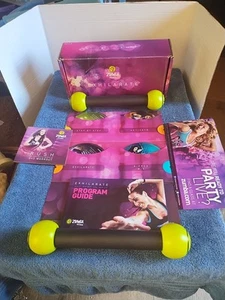 Zumba Exhilarate Body Shaping System 5 DVD Set 2 Toning Sticks Fitness Exercise - Picture 1 of 15