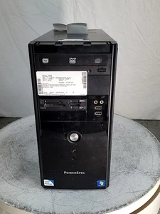 POWERSPEC COMPUTER PowerSpec B325 Desktop PC INTEL PENTIUM G630 4GB SEE NOTES - Picture 1 of 8