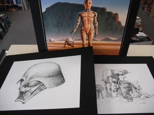 "STAR WARS ART OF RALPH McQUARRIE" DELUXE 2 VOLUME SET IN SLIPCASE! 800+ PAGES! - Imagen 1 de 22