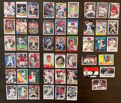 Lote de tarjetas de béisbol de los Philadelphia Phillies (50 tarjetas)- Bryce Harper, Chase Utley Foto 1 de 4