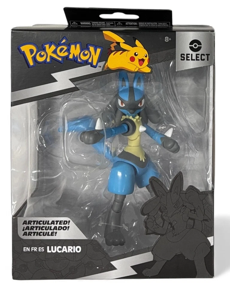 Boneco de batalha articulado Pokemon Select 6" LUCARIO 2022 série 2 novo - Imagem 1 de 1
