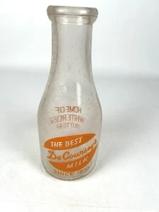 De Coursey’s ACL Quart Milk Bottle Kansas Missouri Dairies Kansas City Wichita - Picture 1 of 6