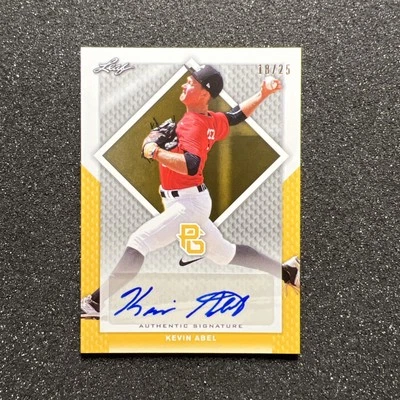 2016 Leaf KEVIN ABEL #BA-139 Perfect Game RC AUTO 18/25 - NATIONAL SHOWCASE - Image 1 of 4
