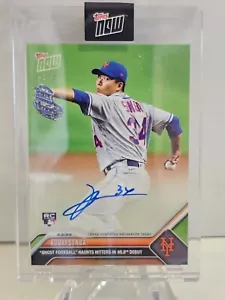 2023 Topps Now #32A Kodai Senga New York Mets RC AUTOGRAFO/99 - Foto 1 di 2