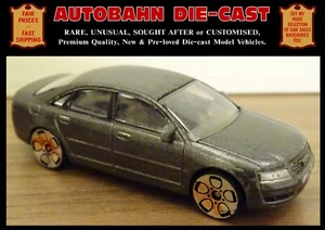DARK GREY AUDI A8 2003 -2010 (D3/4E) 1:60 SCALE DIECAST COLLECTORS MODEL CAR - Picture 1 of 16