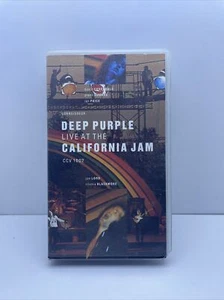 Deep Purple -Live At California Jam - VHS (CCV) - Foto 1 di 4
