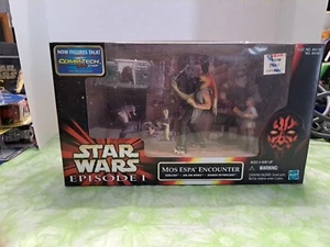Juego de figuras de acción Star Wars Episodio 1 Mos Espa Encounter 3,75" 1999 Hasbro nuevo - Imagen 1 de 2