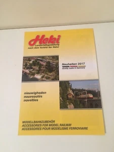 Heki Catalogue - 2017 - H0 Accessories - Railway - Fold Out Catalogue/Booklet - Picture 1 of 3